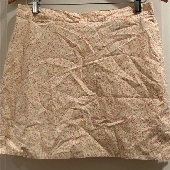 American Eagle Outfitters stretch Floral boxy preppy Skirt pockets/zip back 10 - Picture 10 of 12